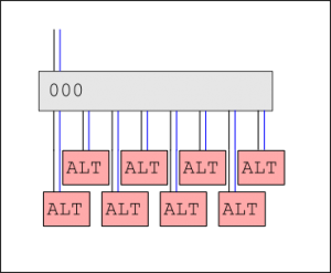 Single multiplexer, 8 devices